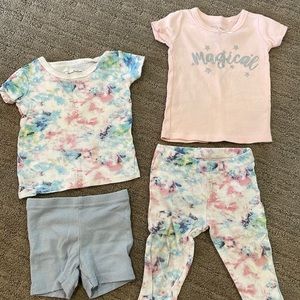 Jessica Simpson Four piece pajama set